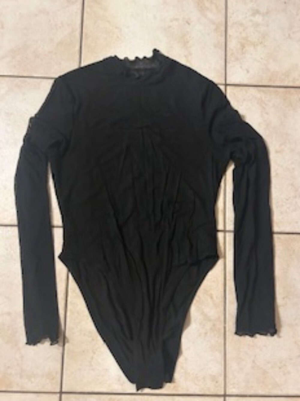 Shein bodysuit, black, size medium